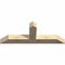 Ekena Millwork Portland Rough Sawn Timber Gable Bracket, Douglas Fir, 60"W x 22"H x 6"D x 6"F, 9/12 Pitch GBW060X22X0606POR00RDF - alternate 5